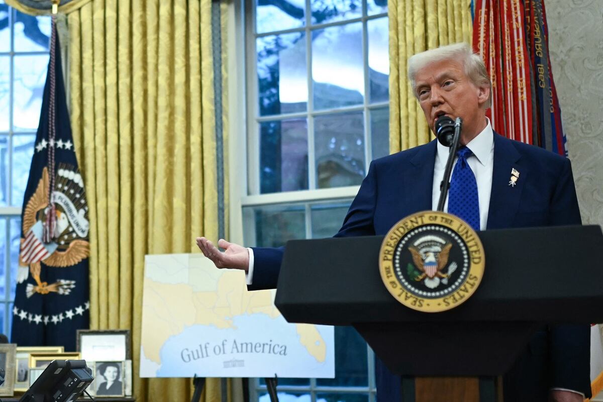 El presidente de Estados Unidos, Donald Trump, en la Oficina Oval de la Casa Blanca en Washington DC (Foto: AFP)