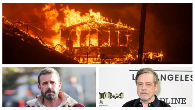 Ben Affleck y Mark Hamill son algunos de los actores cuyas casas se verían afectadas por los incendios en Pacific Palisades, Los Angeles. (Foto: Difusión)