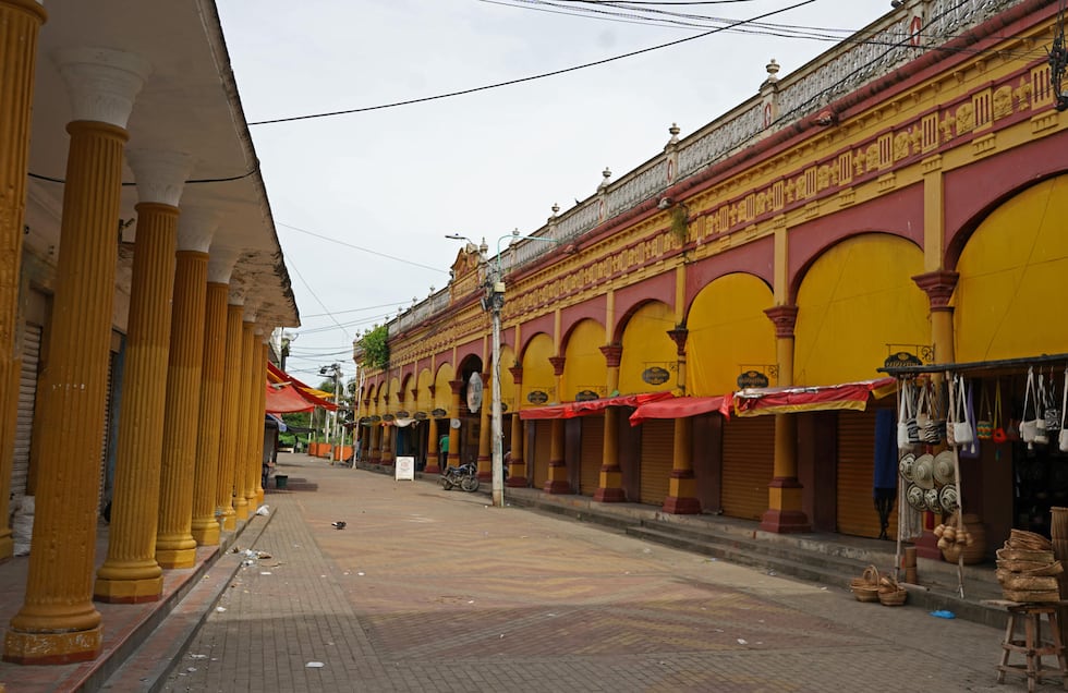 Fotografía de una calle el 7 de agosto de 2023, en Santa Cruz de Lorica, Colombia. (EFE/ Sandra Márquez).