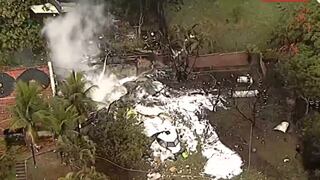 Se estrella un avión con 62 personas a bordo en Brasil