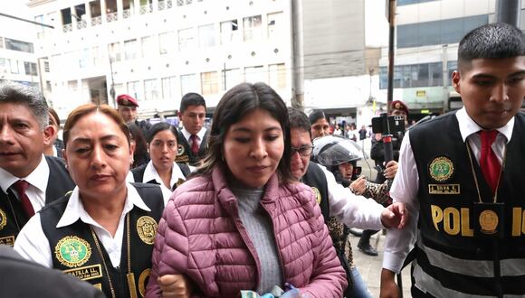 Betssy Chávez, ex primera ministra procesada por el golpe de Estado de Pedro Castillo. (Foto: El Comercio)