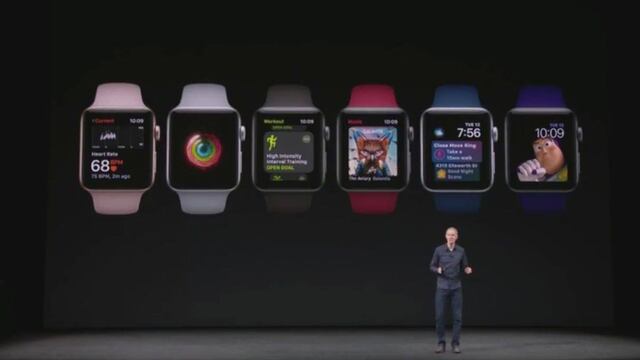 Apple Watch Serie 3: Tim Cook lo presentó en el Apple Event[FOTOS]