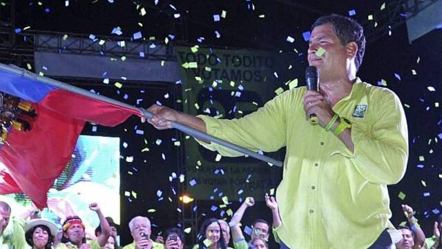 Ecuador: Rafael Correa fue elegido con 57,17% de votos y obtuvo 100 escaños