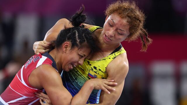 Lima 2019: Thalía Mallqui se llevó la medalla de bronce en lucha femenina