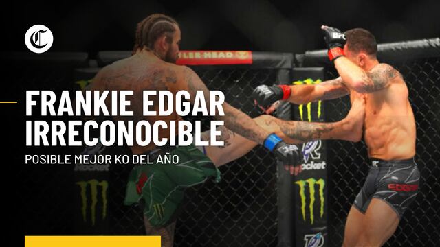 UFC: así quedó el rostro de Frankie Edgar tras patada de Chito Vera