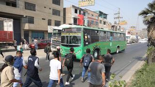 Colectiveros logran tomar la Sutran en medio de marchas promovidas por gremio informal