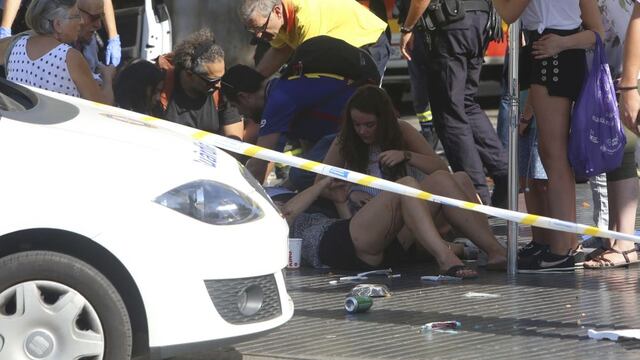 Una peruana herida en el ataque terrorista en Barcelona