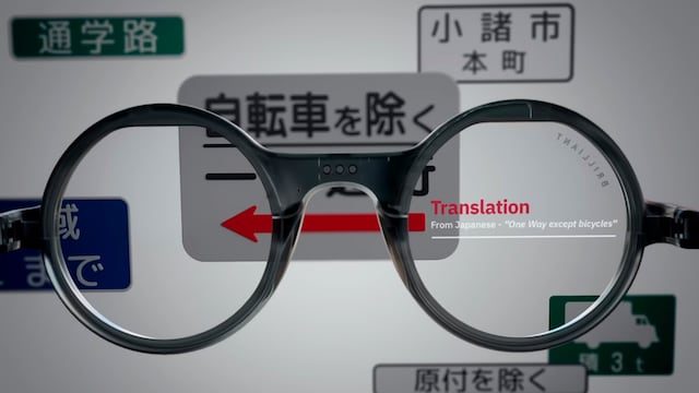 ¿Ya no será necesario aprender un idioma? Lentes traducen cualquier texto en tiempo real | VIDEO