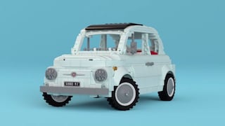 Réplica del Fiat 500 construida con Lego [VIDEO]