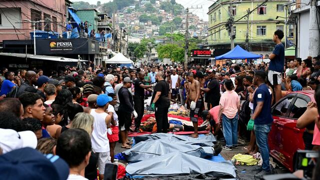 Río cuenta sus muertos tras la operación policial más letal de la historia de Brasil