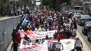Av. Arequipa: manifestantes marcharon por San Isidro y Lince en dirección al Centro de Lima | FOTOS