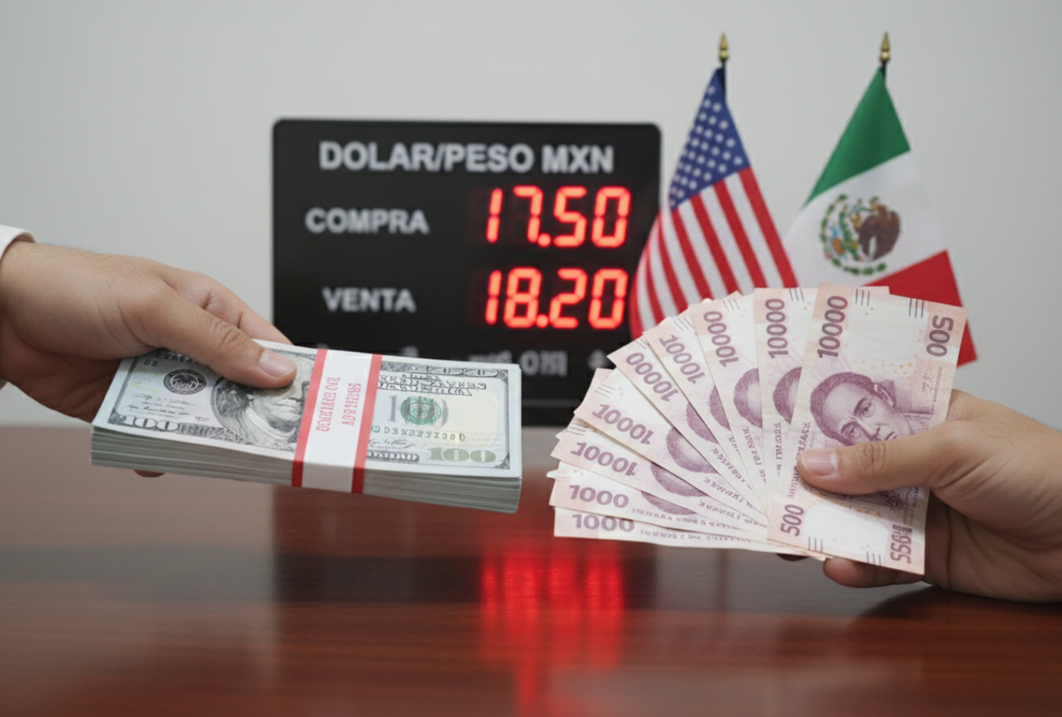 Consulta el precio del dólar en México hoy, 17 de diciembre de 2025. Conoce en tiempo real la cotización del USD a MXN y cómo afecta tus operaciones de cambio. | Crédito: Imagen creada por El Comercio MAG utilizando la IA de Gemini