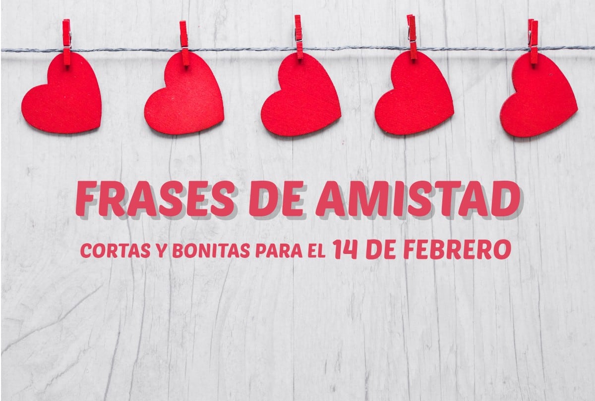 Si quieres frases de amistad cortas y bonitas para celebrarla este 14 de febrero, aquí tienes las más originales. | Crédito: Mag / Freepik