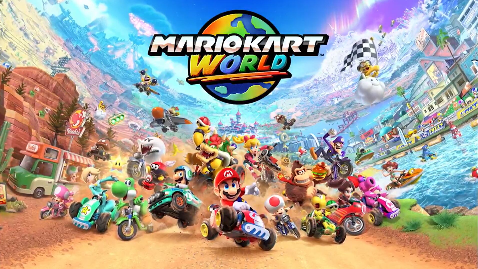 Mario Kart World, la nueva entrega de Nintendo para su Nintendo Switch 2. (Foto: x.com)