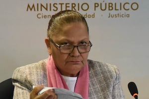 Consuelo Porras ha sido duramente criticada en su labor como fiscal general de Guatemala. (Orlando ESTRADA / AFP).