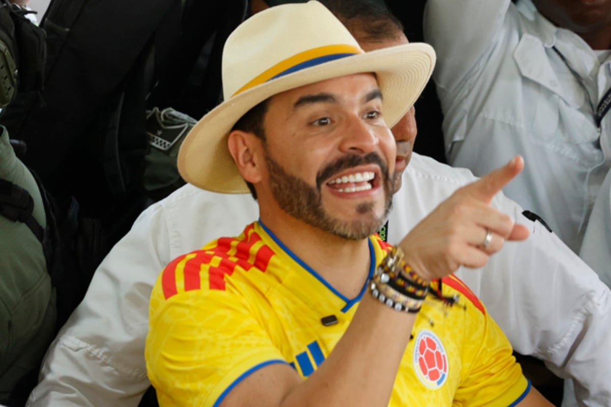 Abelardo de la Espriella durante la segunda vuelta en Barranquilla (Colombia). (Foto: EFE/ Mauricio Dueñas Castañeda)