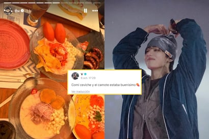 V de BTS queda encantado con el ceviche peruano antes de sus conciertos en Lima: “Estaba buenísimo”