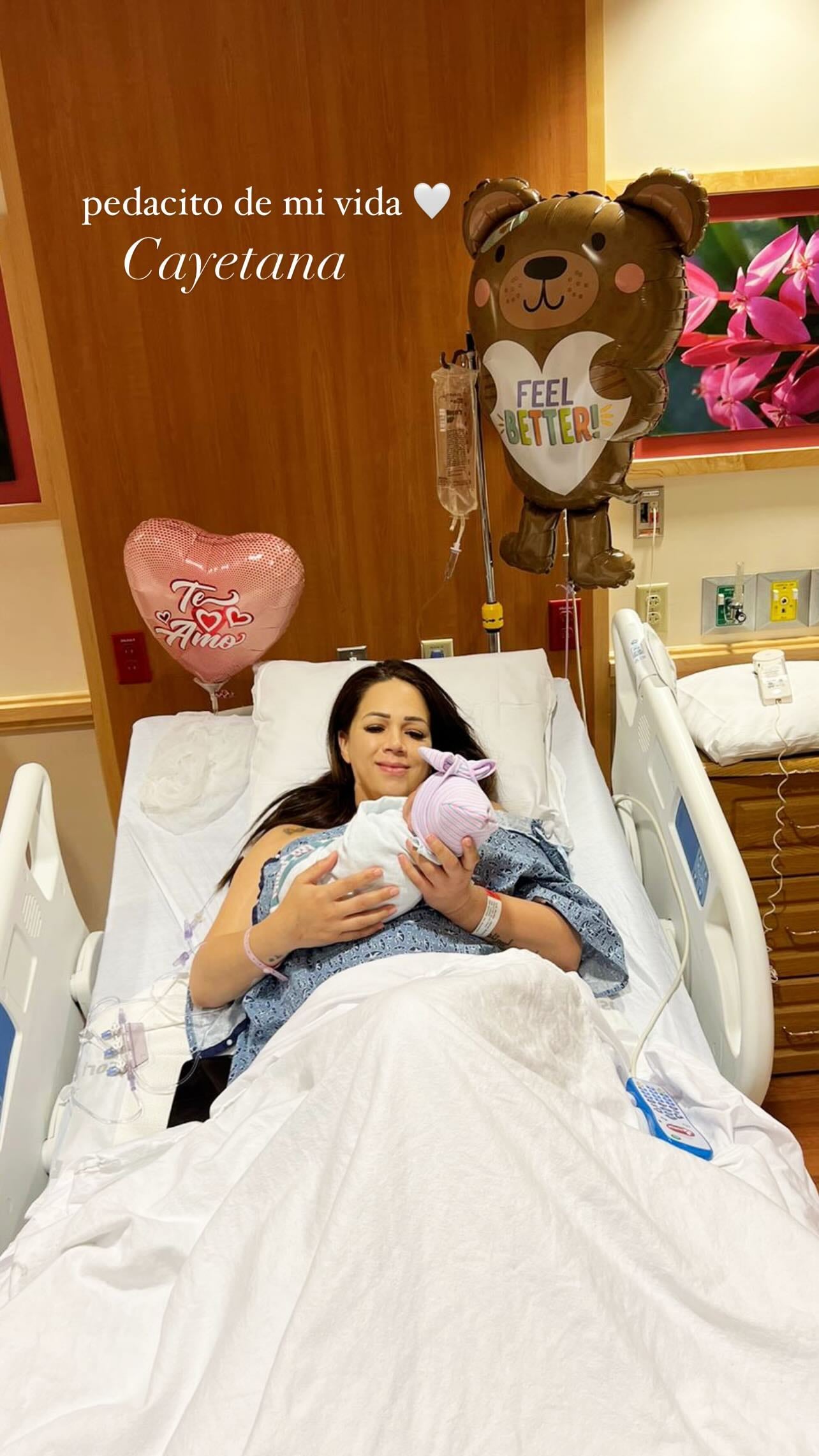 Melissa Klug dio a luz a su sexta hija Cayetana en Estados Unidos | Foto: Instagram