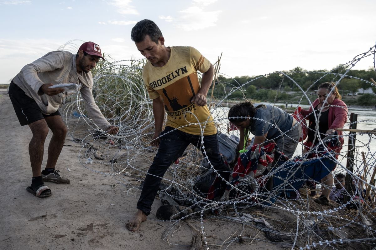 La inmigrante llegó cruzando la frontera, al igual que otros millones de personas (Foto: Andrew Caballero-Reynolds / AFP)