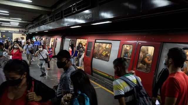Antichavistas exigen recuperación de flota de trenes del Metro de Caracas