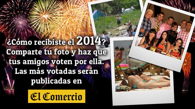 Comparte tu foto de Año Nuevo y muestra cómo recibiste el 2014