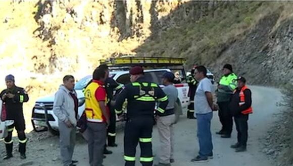 PNP y personal de Defensa Civil se encuentra en la zona realizando la búsqueda. Foto: América Noticias