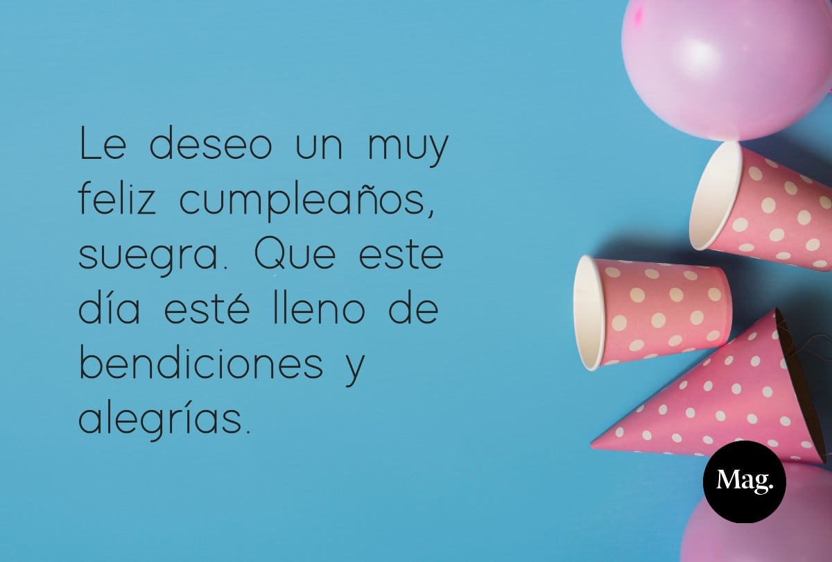 Si buscas frases de cumpleaños para mi suegra, aquí encontrarás las mejores para felicitarla. | Crédito: Mag / Freepik