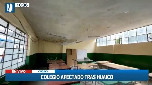 Chaclacayo: ambientes del colegio Mariscal Ramón Castilla en riesgo de colapsar | VIDEO