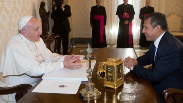 Humala tras reunión con el Papa: Me ha tratado con mucho cariño