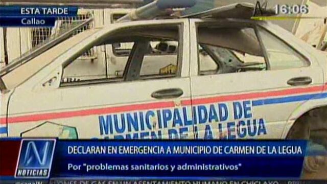 Carmen de la Legua: otro distrito en emergencia administrativa