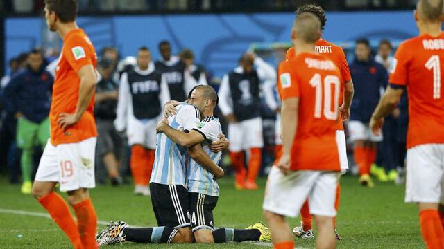 Mascherano, el emocionante festejo de un gladiador en el campo