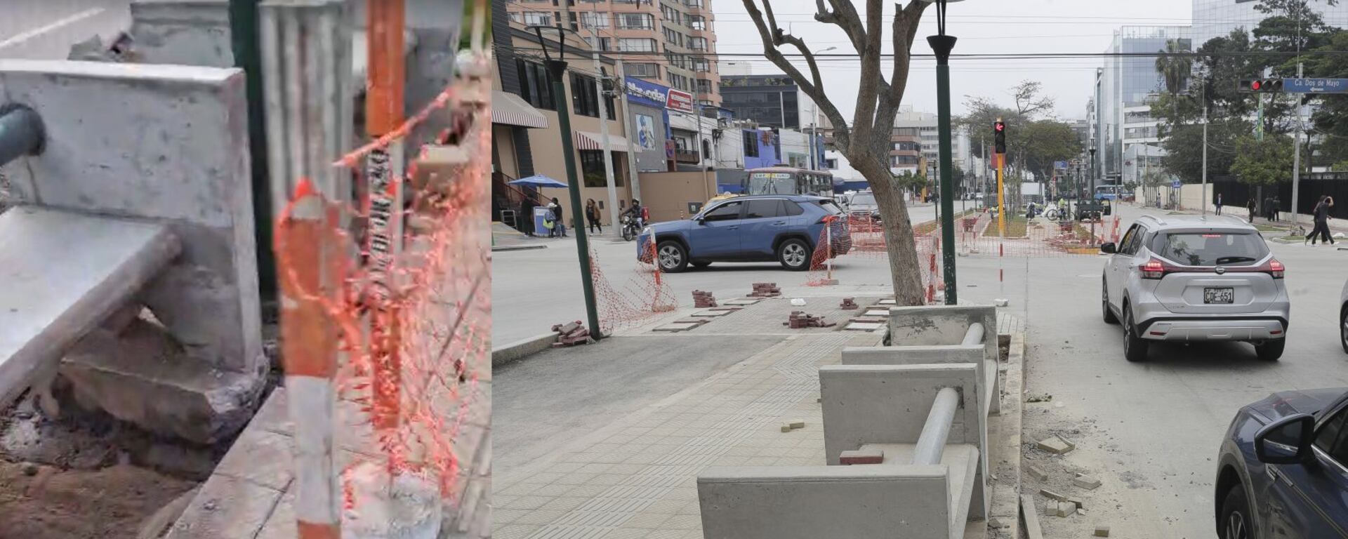 Recién entregada y ya en reparación: ¿qué pasa con la obra de Comandante Espinar?