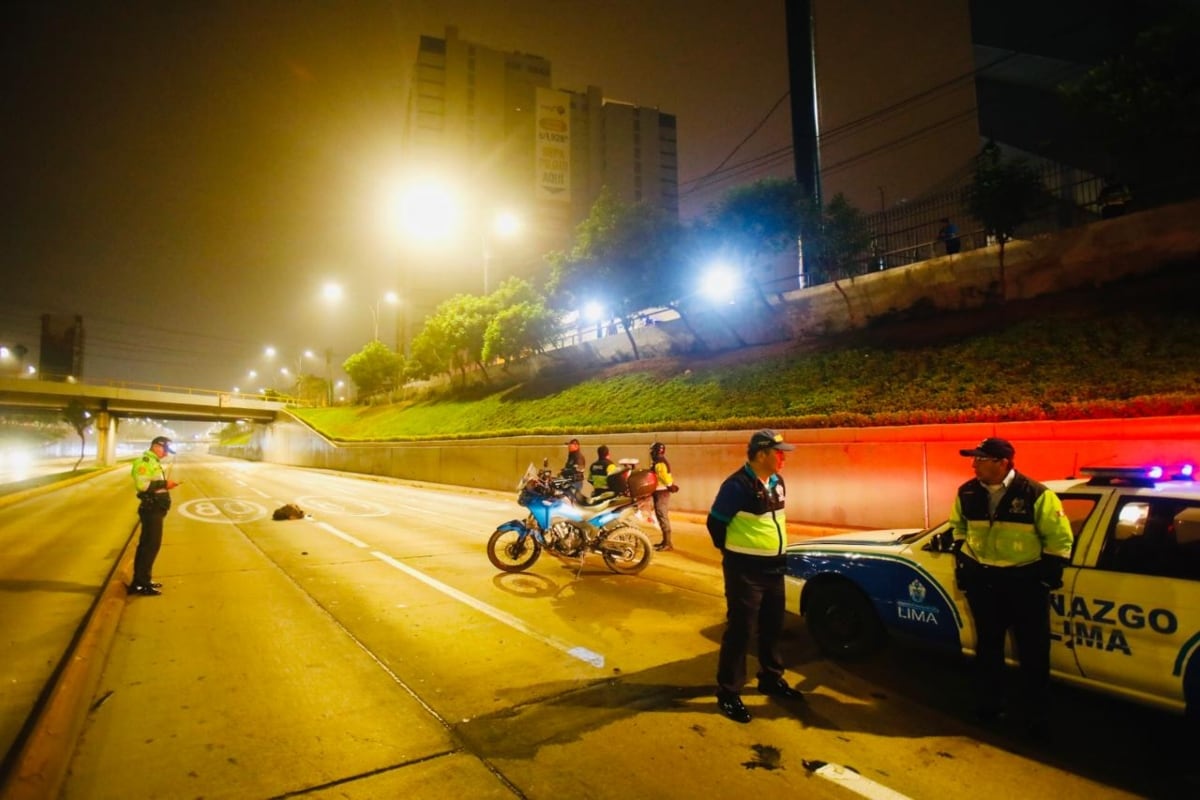 Tragedia ocurrió en la Vía Expresa, a la altura del puente Alejandro Tirado. (Foto: Gec)
