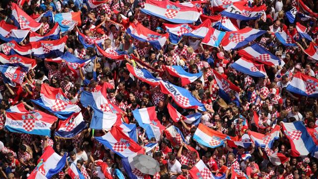 Croacia: El increíble recibimiento a su selección pese a la derrota frente a Francia