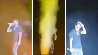 Farruko pasa vergüenza al quedarse sin cabello en pleno concierto | VIDEO