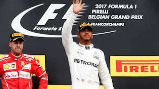 Fórmula 1: Lewis Hamilton se impuso en el GP de Bélgica y se acercó a Sebastian Vettel