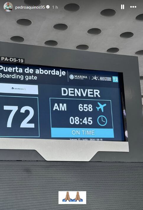 La historia de Pedro Aquino rumbo a Estados Unidos