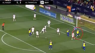 Nuevo pase gol de Cristiano Ronaldo: Al Nassr 2-1 a Al Taawon | VIDEO