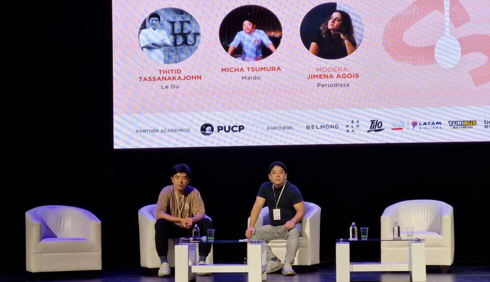 El chef Thitid Tassanakajohn, conocido simplemente como Ton, dedicó sus primeras palabras en la charla de T'impuy a la memoria del cocinero estadounidense James Kent, fallecido a los 45 años, y a quien conoció durante su tiempo en el equipo del restaurante Eleven Madison Park. (Foto: El Comercio)