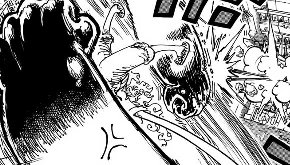 En el capítulo 1108 del manga de "One Piece" podemos ver como sigue la pelea entre Luffy Gear 5 contra Kizaru y Saturno. (Foto: Shueisha)
