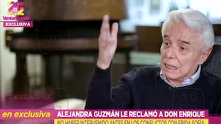 Enrique Guzmán dice que para él y para Alejandra, Frida Sofía “terminó de vivir” | VIDEO