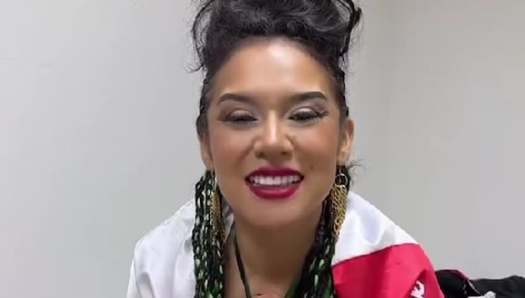 La cantante Ruby Palomino envió un mensaje a sus seguidores tras su puntaje en Viña del Mar. (Foto: Captura de video)