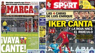 La prensa española critica a selección: "Naufragio, ridículo"