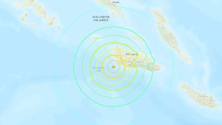 Terremoto de magnitud 7 sacude las Islas Salomón y se activa la alerta de tsunami