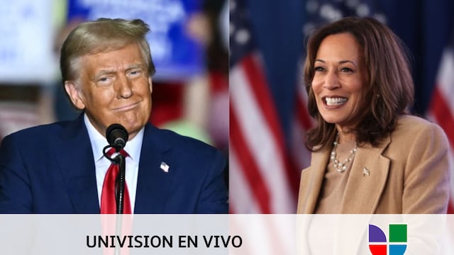 Univision transmitió las Elecciones de EE.UU. 2024 entre Kamala Harris vs. Donald Trump