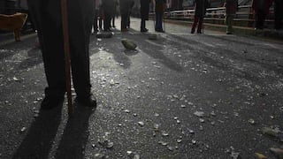 Pataz: restos de mineros muertos son velados en medio de tensión