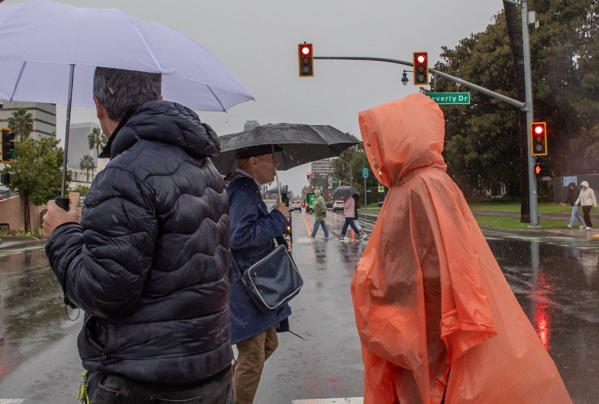 Las fuertes lluvias en California mantienen en alerta a varias regiones ante el aumento del riesgo de inundaciones. | Crédito: Apu GOMES / AFP