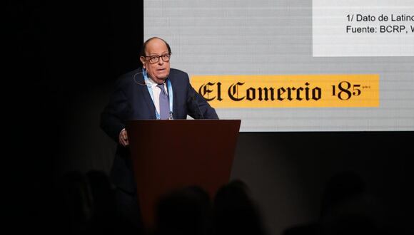 Julio Velarde durante su participación en el Día 1 Summit 2024. Foto: GEC