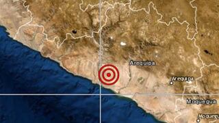 Arequipa: sismo de magnitud 4,1 se reportó en Caylloma, señala IGP