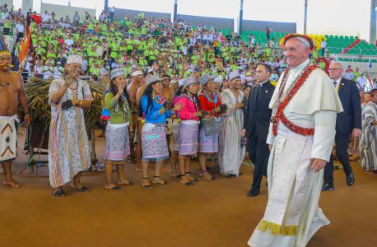 Papa Francisco en Puerto Maldonado